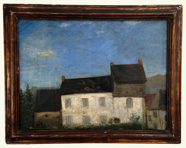 Marek Szwarc White House with Blue Sky